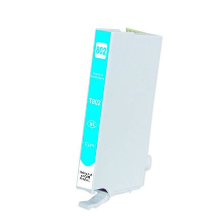 Picture of Premium T802xl220 (Epson 802XL) Compatible High Yield Epson Cyan Ink Cartridge